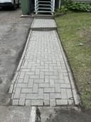 Walkway Wash and Polymeric Sand Installation